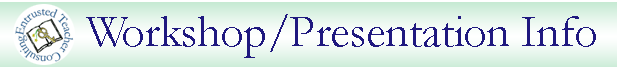 workshops and presentations